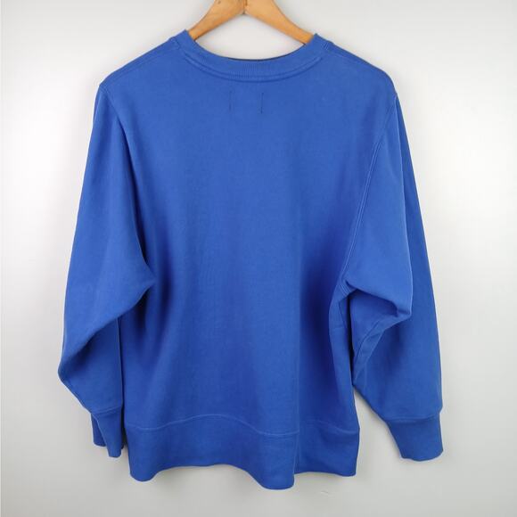 AYR All Year Round SZ XS The Sweatshirt Blue Sweatshirt Blue Embroidered Cotton - Picture 4 of 6